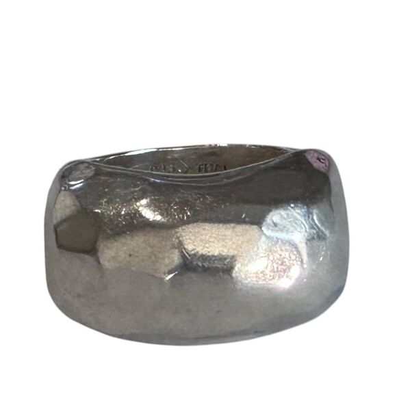 Silpada R2758 Classique Hammered 925 Sterling Silver Dome Ring Size 8 - Picture 9 of 16